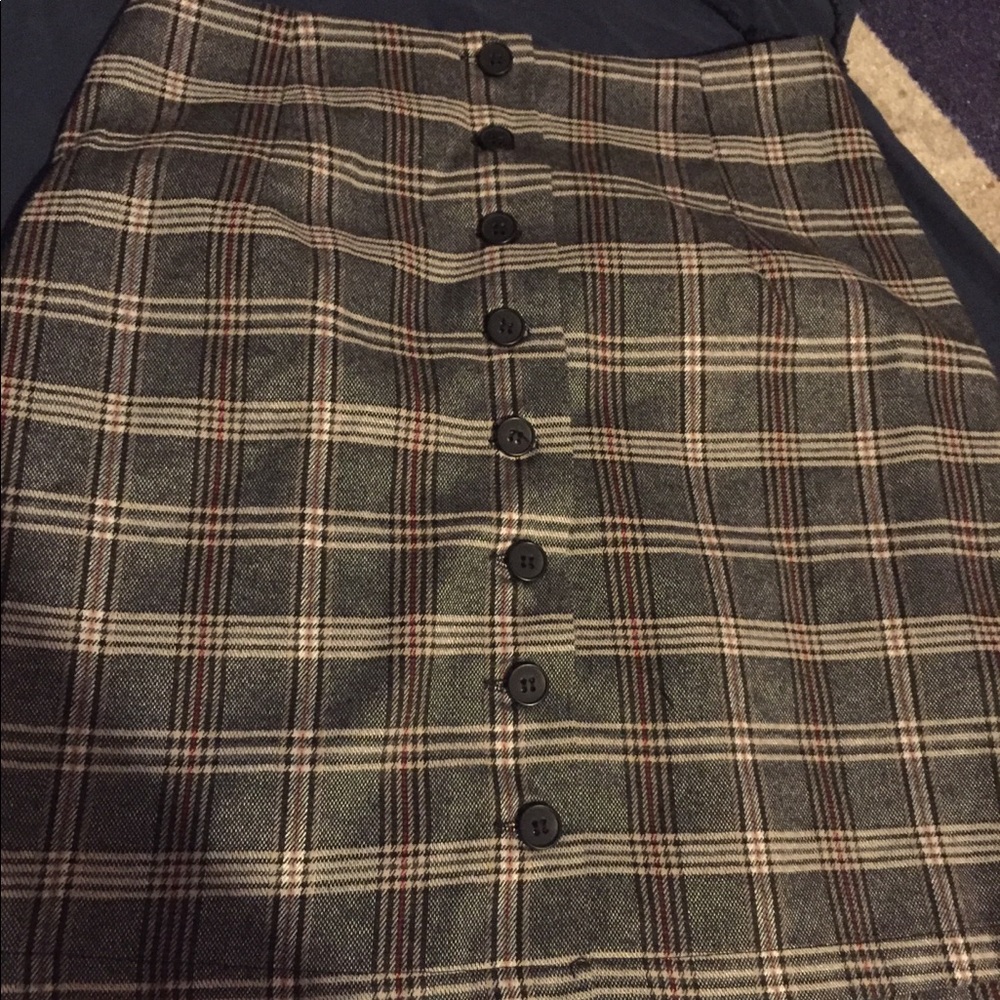 Plaid skirt